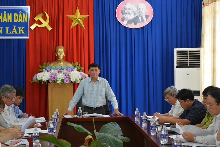 Đoàn công tác của UBND tỉnh kiểm tra, khảo sát thực tế hoạt động du lịch và kế hoạch đầu tư Nhà nghỉ Bảo Đại tại huyện Lắk.