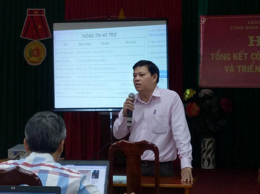 Tập huấn sử dụng phần mềm Quản lý văn bản.