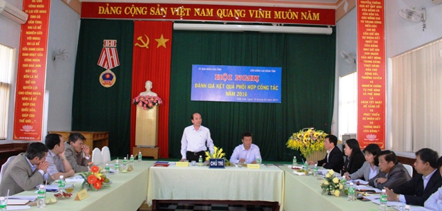 UBND tỉnh và Liên đoàn Lao động tỉnh sơ kết Quy chế phối hợp năm 2016