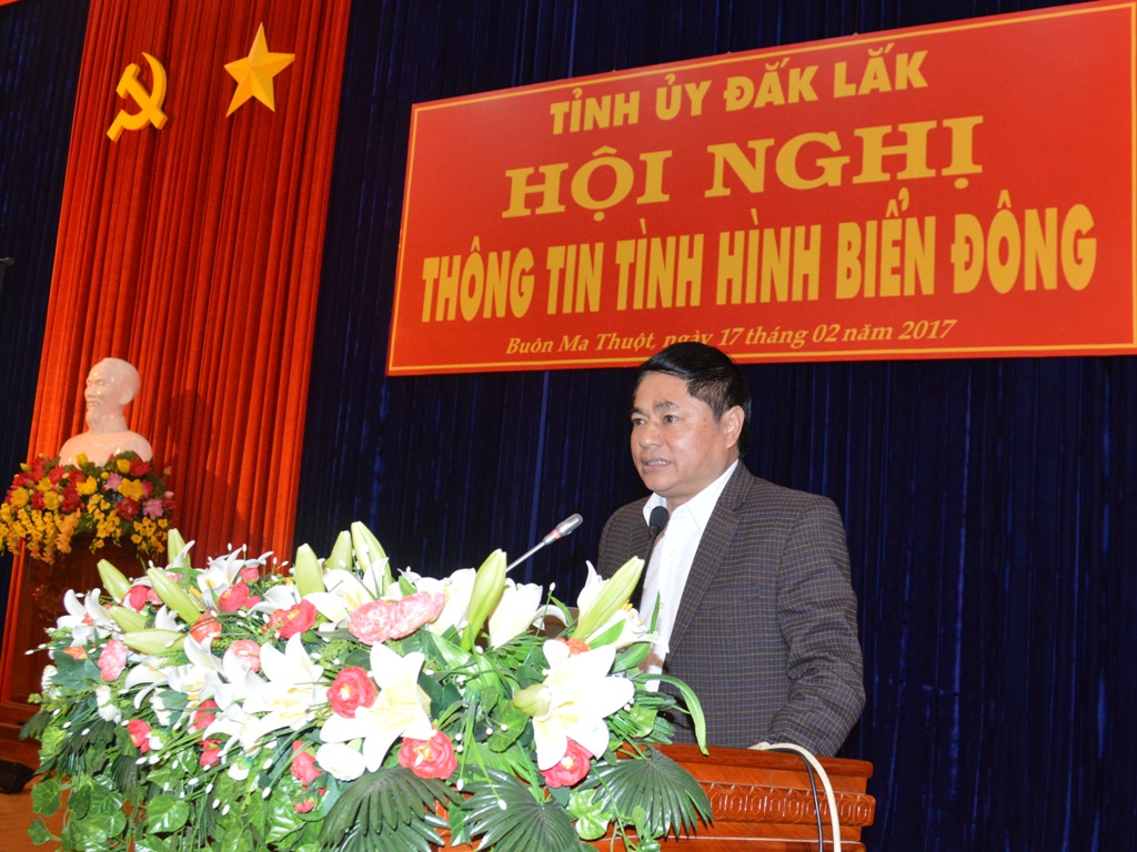 Hội nghị cán bộ chủ chốt thông tin về tình hình Biển Đông