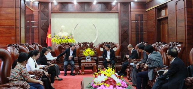 UBND tỉnh tiếp và làm việc với Công ty TNHH Superblock về việc khảo sát và đầu tư Dự án điện mặt trời trên địa bàn.