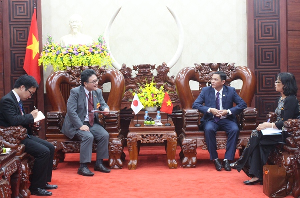 Chào xã giao Đoàn Tổng Lãnh sự Nhật Bản tại thành phố Hồ Chí Minh