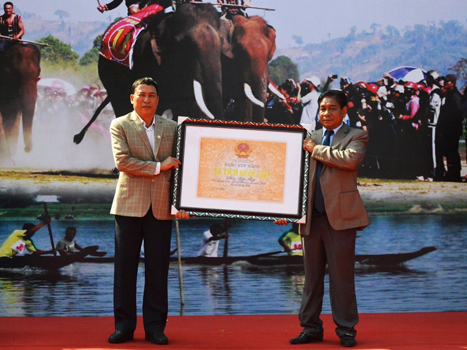 Danh thắng Thác Bìm Bịp được công nhận là di tích Quốc gia.