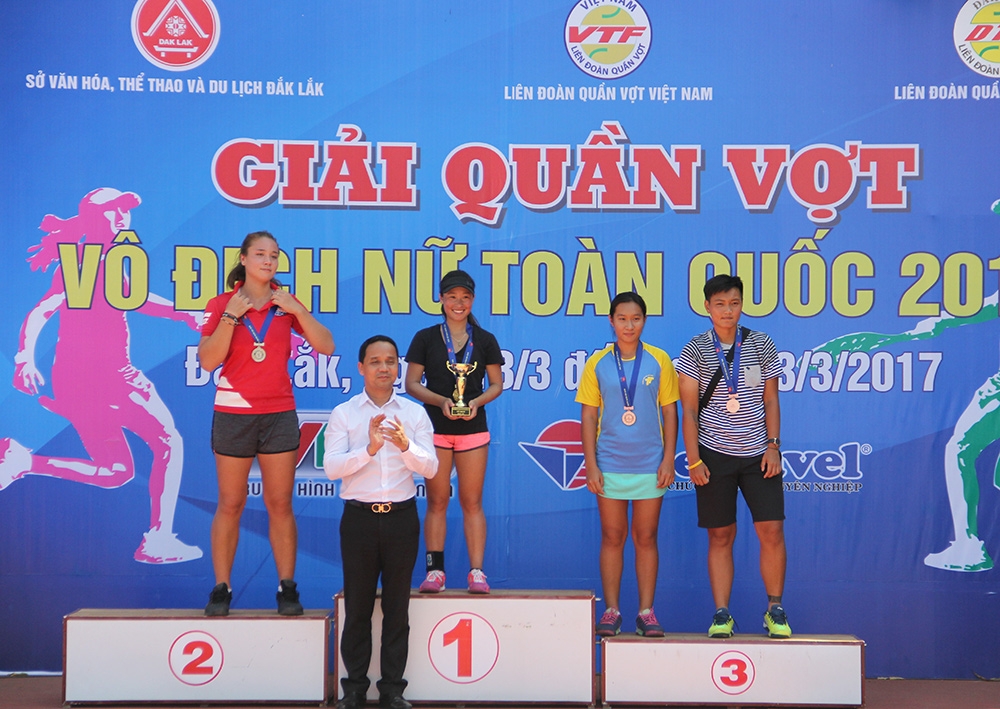 Bế mạc Giải quần vợt vô địch nữ toàn quốc năm 2017.