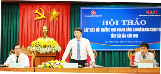 Workshop on improvement of provincial business environment and competitive capacity in 2017