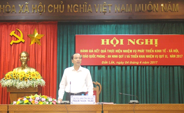 UBND tỉnh triển khai nhiệm vụ Quý II năm 2017