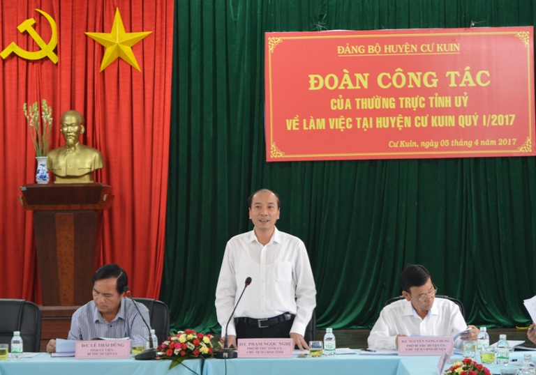 Huyện Cư Kuin phấn đấu trong năm 2017 có 1 xã đạt chuẩn nông thôn mới.