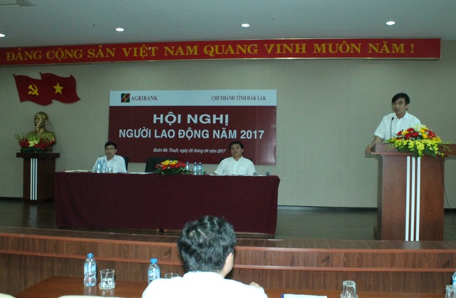 Agribank Đắk Lắk,  tổ chức Hội nghị người lao động năm 2017