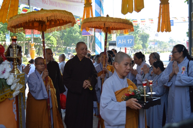 Lễ Khánh tạ và An vị Phật Chùa Tây Thiên, thành phố Buôn Ma Thuột.