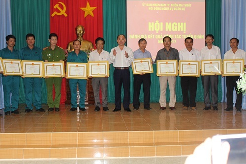 Thành phố Buôn Ma Thuột, Hội nghị đánh giá kết quả công tác tuyển quân năm 2017