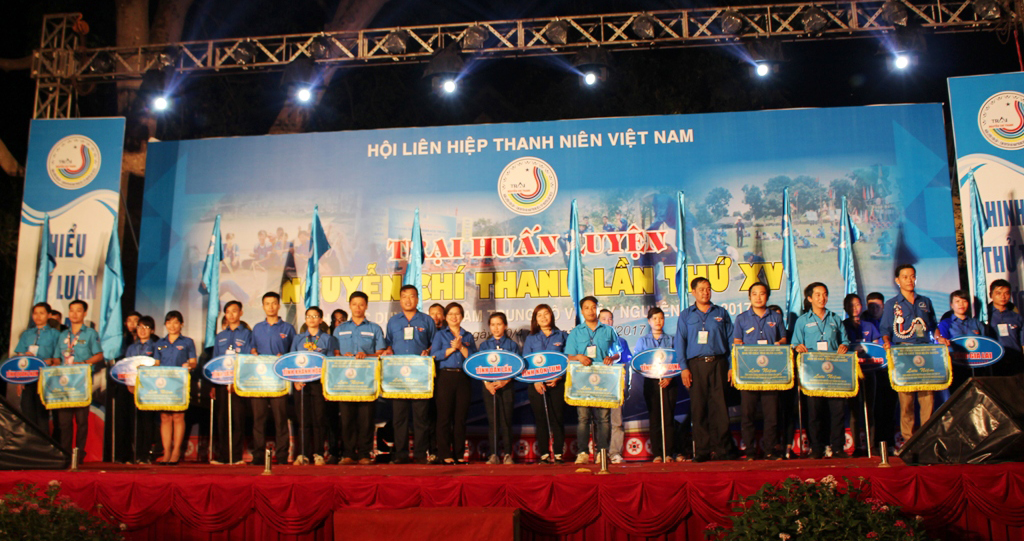 162 trại sinh tham dự Trại huấn luyện Nguyễn Chí Thanh lần thứ XV khu vực duyên hải Nam Trung Bộ và Tây Nguyên năm 2017.