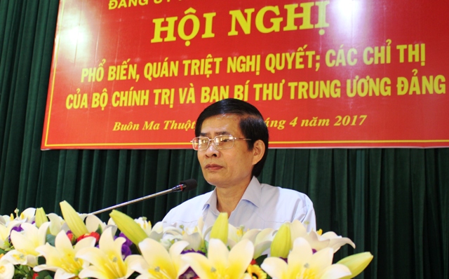 Hội nghị quán triệt Nghị quyết, Chỉ thị của Bộ Chính trị và Ban Bí thư Trung ương Đảng