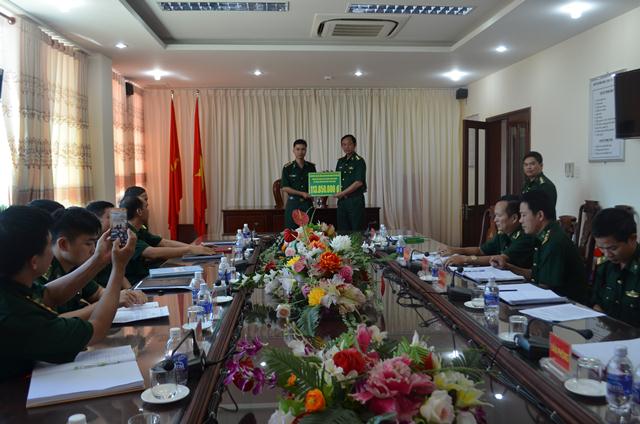 Bộ đội Biên phòng Đắk Lắk quyên góp hỗ trợ gia đình quân nhân có hoàn cảnh đặc biệt khó khăn