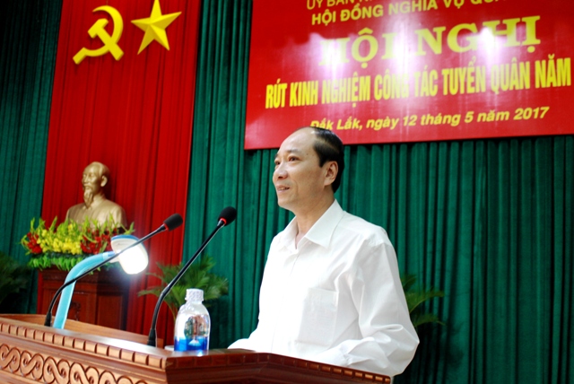 Hội nghị rút kinh nghiệm công tác tuyển quân năm 2017