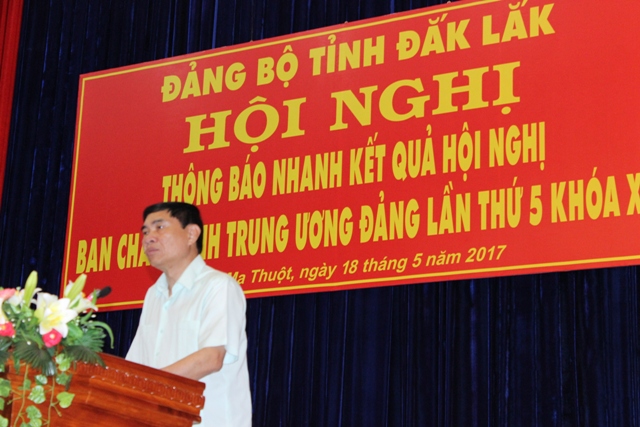 Thông báo nhanh kết quả Hội nghị Ban Chấp hành Trung ương Đảng lần thứ 5, khóa XII