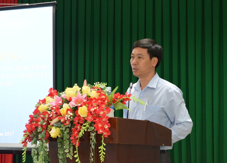 Khai giảng khóa tập huấn “Quản lý đầu tư ứng dụng công nghệ thông tin, an ninh mạng và bảo vệ dữ liệu trong cơ quan nhà nước”.