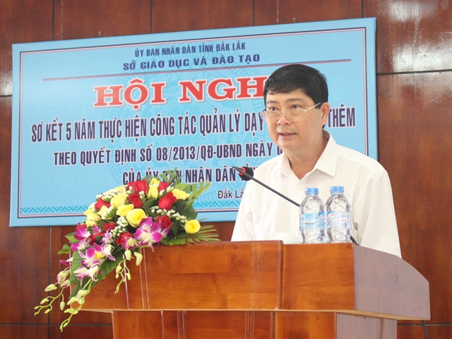 Sơ kết 5 năm thực hiện công tác quản lý dạy thêm, học thêm trên địa bàn tỉnh