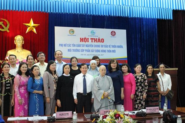 Hội thảo Phụ nữ các tôn giáo Tây Nguyên bảo vệ thiên nhiên và môi trường