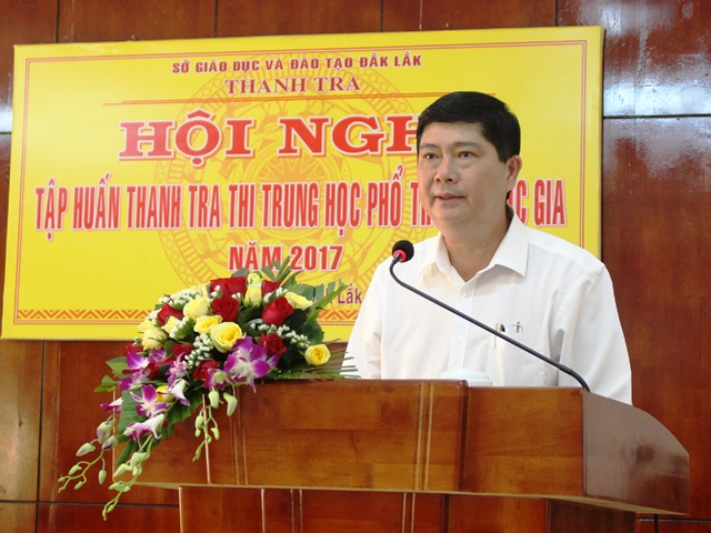 Tập huấn công tác thanh tra thi THPT Quốc gia năm 2017