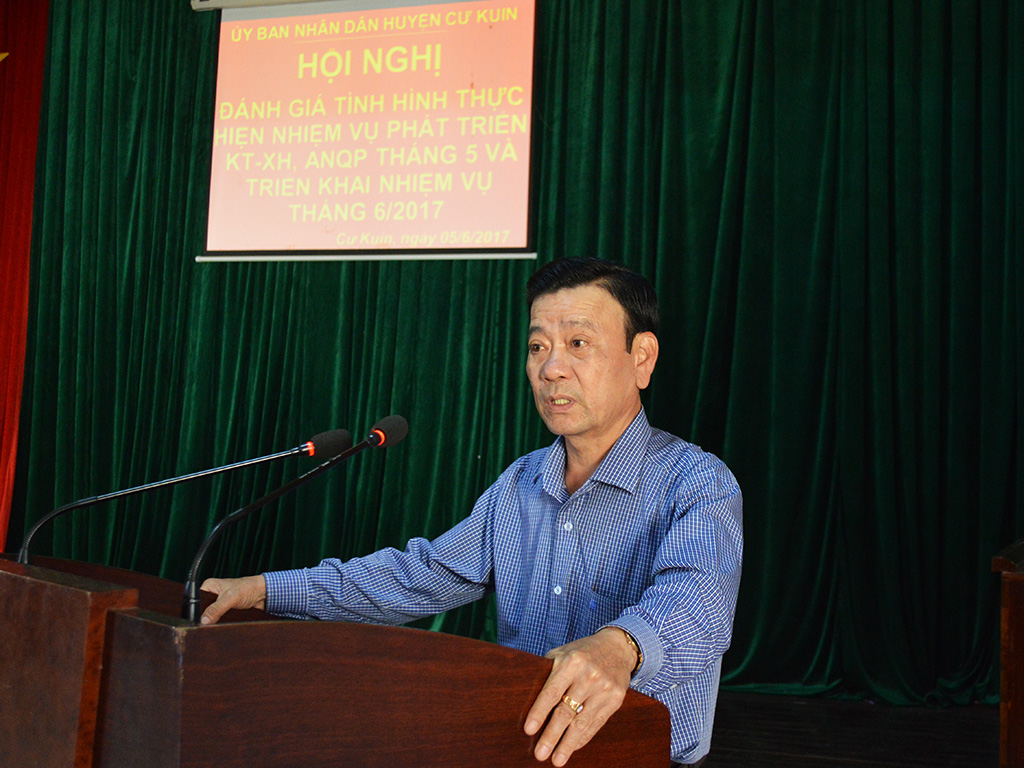 Huyện Cư Kuin: Thu cân đối ngân sách nhà nước 5 tháng đầu năm đạt 64,56% dự toán tỉnh giao.