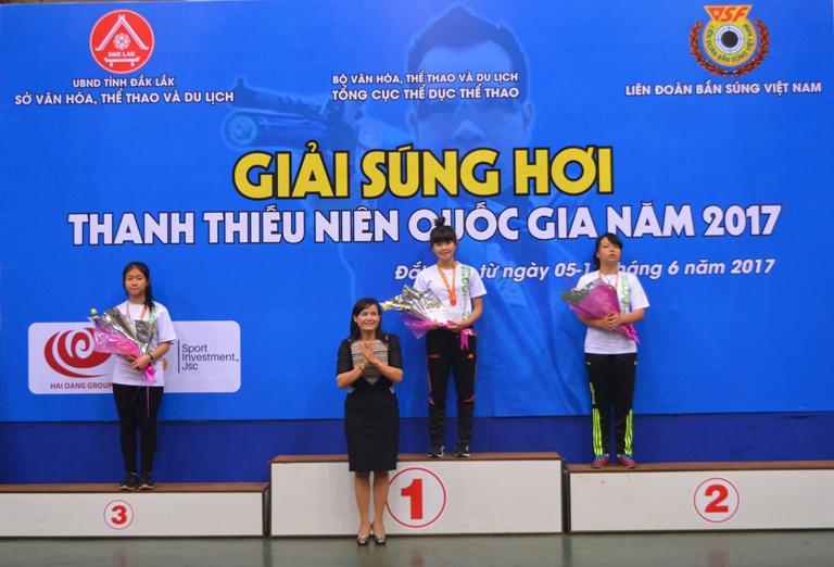 150 VĐV tham gia giải súng hơi thanh thiếu niên quốc gia năm 2017.