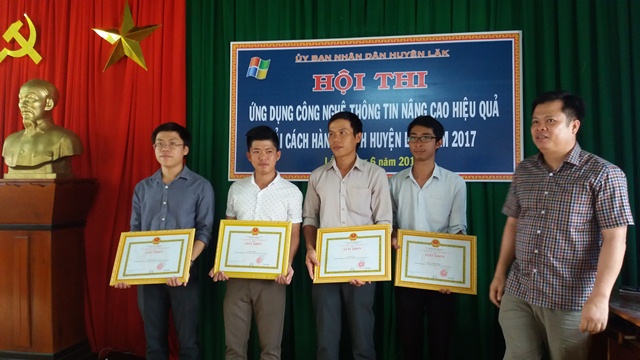 Huyện Lắk tổ chức Hội thi Ứng dụng công nghệ thông tin nâng cao hiệu quả cải cách hành chính năm 2017