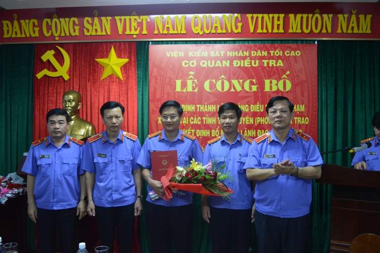 Công bố Quyết định thành lập Phòng Điều tra tội phạm xảy ra tại các tỉnh Tây Nguyên.