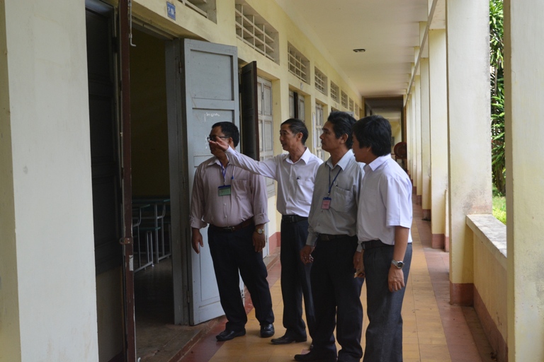 Thanh tra, kiểm tra công tác chuẩn bị thi THPT quốc gia năm 2017.