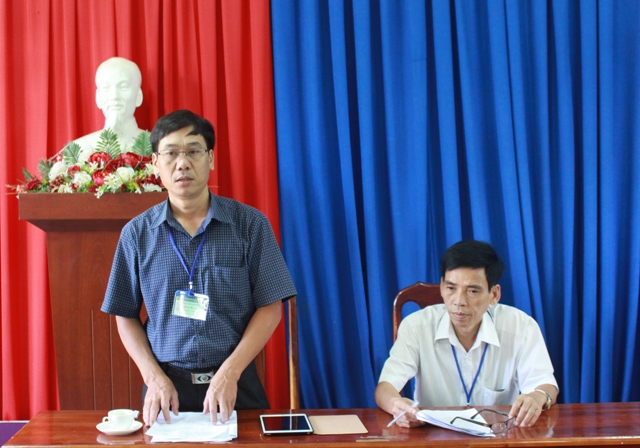 Kiểm tra công tác chuẩn bị kỳ thi THPT quốc gia năm 2017 tại huyện Krông Bông, Lắk.