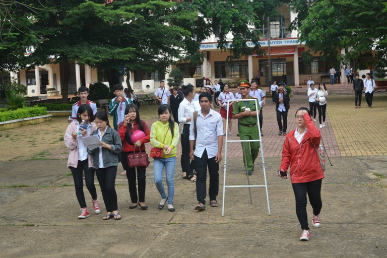 Đắk Lắk: 98,96% thí sinh dự thi môn Toán.