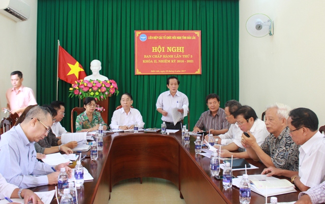 Liên hiệp các tổ chức hữu nghị tỉnh triển khai nhiệm vụ 6 tháng cuối năm 2017