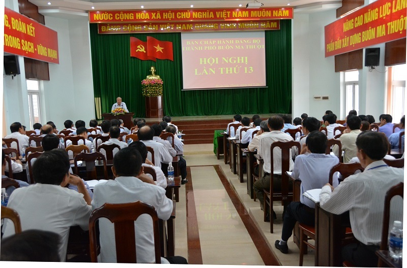 Hội nghị Ban Chấp hành Đảng bộ TP. Buôn Ma Thuột lần thứ 13 (mở rộng)