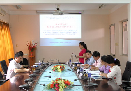 Toàn cảnh Hội đồng nghiệm thu đề tài