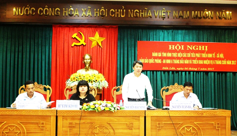 Kết luận của Phó Chủ tịch Thường trực UBND tỉnh tại Hội nghị đánh giá kết quả thực hiện nhiệm vụ phát triển KT-XH, đảm bảo QP-AN 6 tháng đầu năm và triển khai nhiệm vụ 6 tháng cuối năm 2017