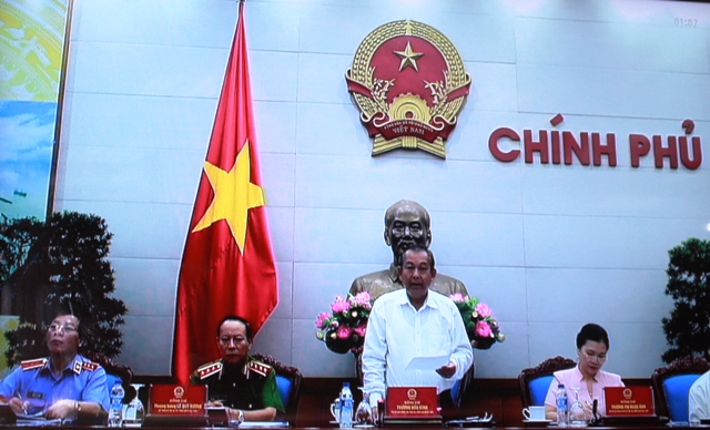 Hội nghị trực tuyến toàn quốc sơ kết công tác phòng chống tội phạm, phòng chống mua bán người 6 tháng đầu năm 2017