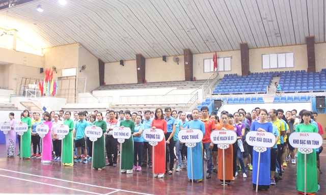 Khai mạc Hội thao Cụm thi đua số 4 Công đoàn Viên chức tỉnh năm 2017