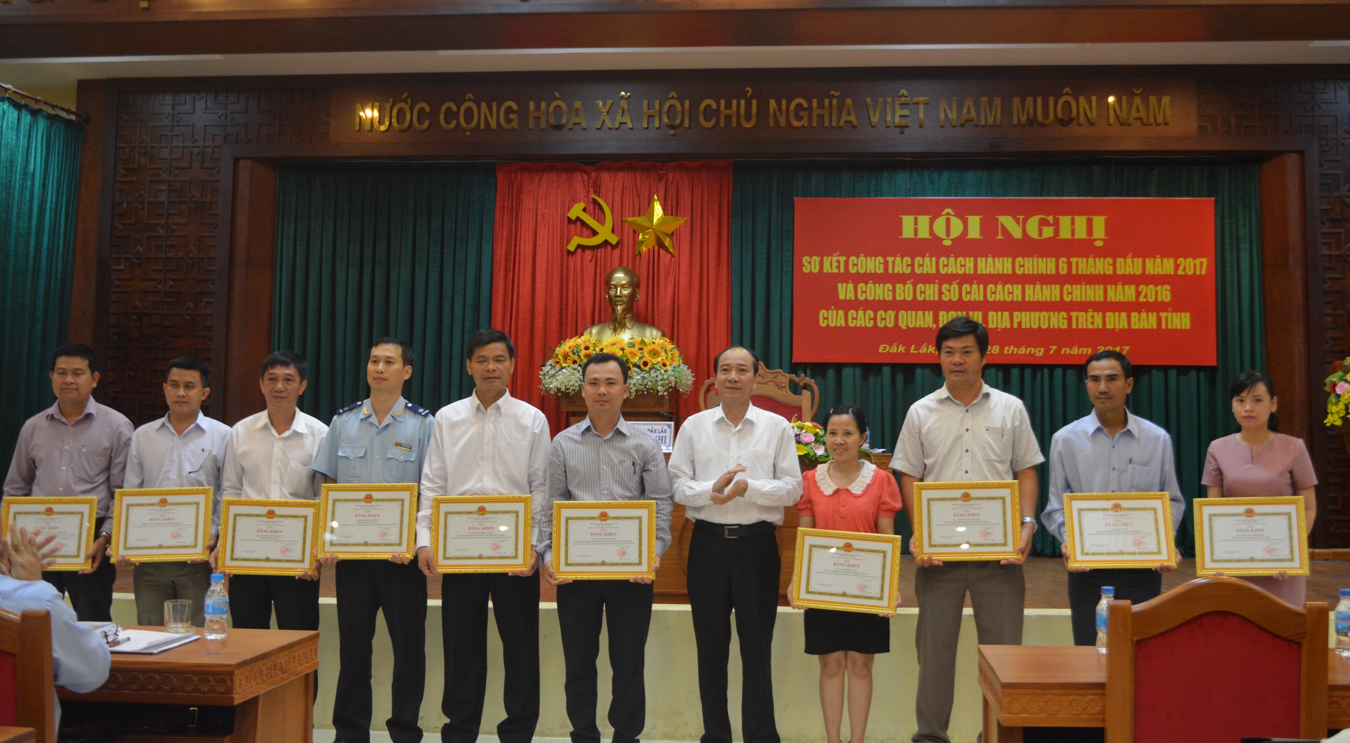 Đắk Lắk công bố chỉ số cải cách hành chính năm 2016