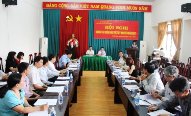 Báo Dân tộc và Phát triển tổ chức Hội  nghị cộng tác viên khu vực Tây Nguyên