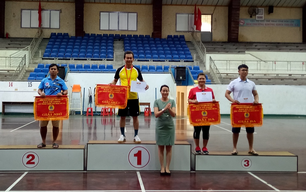 Bế mạc Hội thao Cụm thi đua số 4 Công đoàn Viên chức tỉnh năm 2017