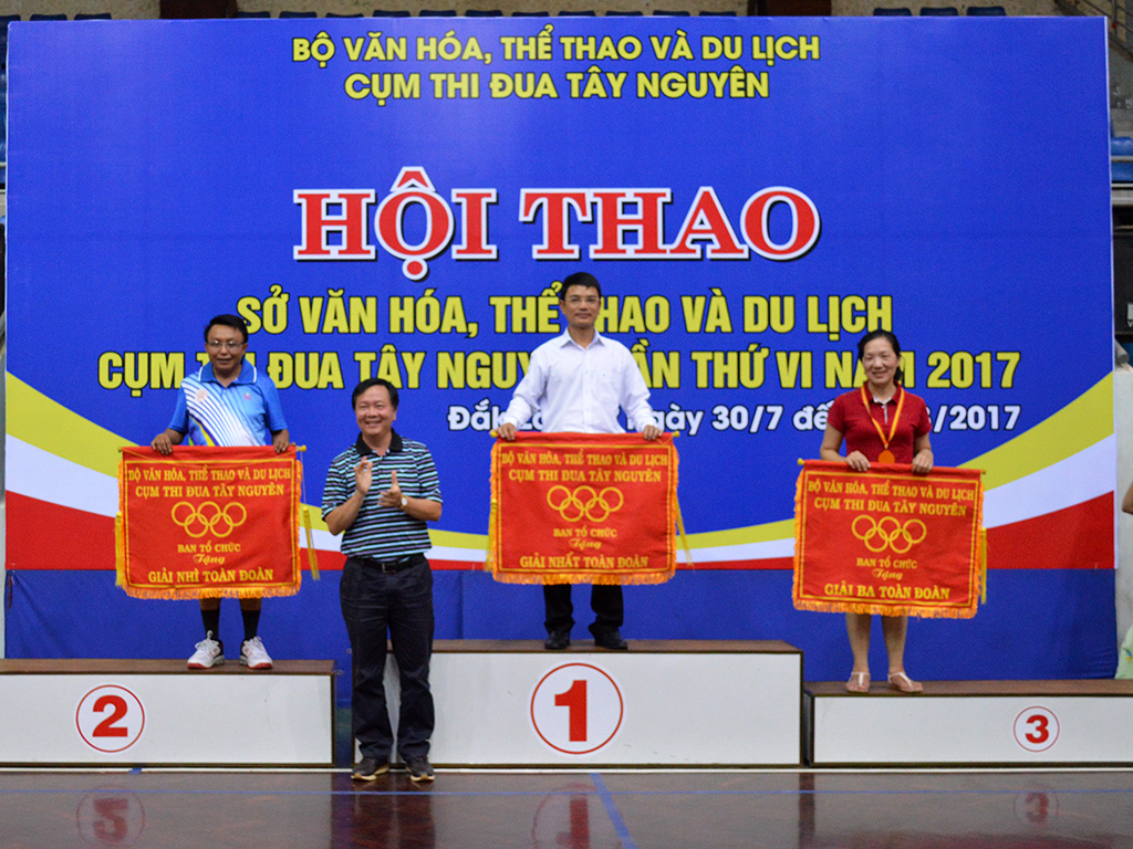 Đắk Lắk giành giải Nhất toàn đoàn Hội thao Sở Văn hóa, Thể thao và Du lịch Cụm thi đua Tây Nguyên