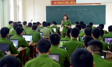 Mở lớp đào tạo Trung cấp nghiệp vụ Công an và Trung cấp lý luận chính trị - Hành chính, năm 2017