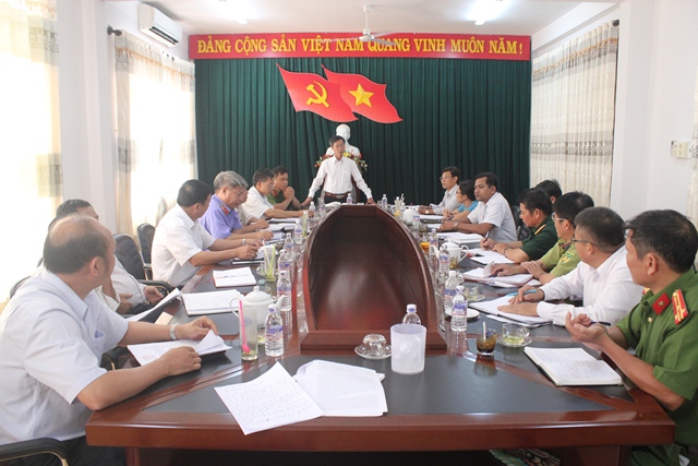 Huyện ủy Buôn Đôn: Tổ chức sơ kết công tác nội chính 6 tháng đầu năm 2017