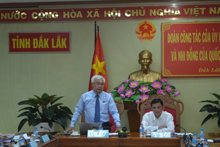 Ủy ban Văn hóa, Giáo dục, Thanh niên, Thiếu niên và Nhi đồng của Quốc hội giám sát việc thực hiện chính sách pháp luật và Nghị quyết của Quốc hội trên địa bàn tỉnh.