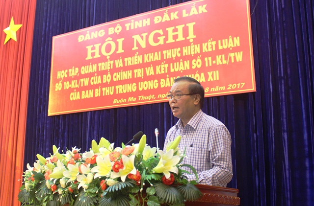 Studying, thoroughly grasping and implementing the Politburo's Conclusion No. 10-KL / TW and the 12th Secretariat of the Central Committee Communist Party’s Conclusion No. 11-KL/TW