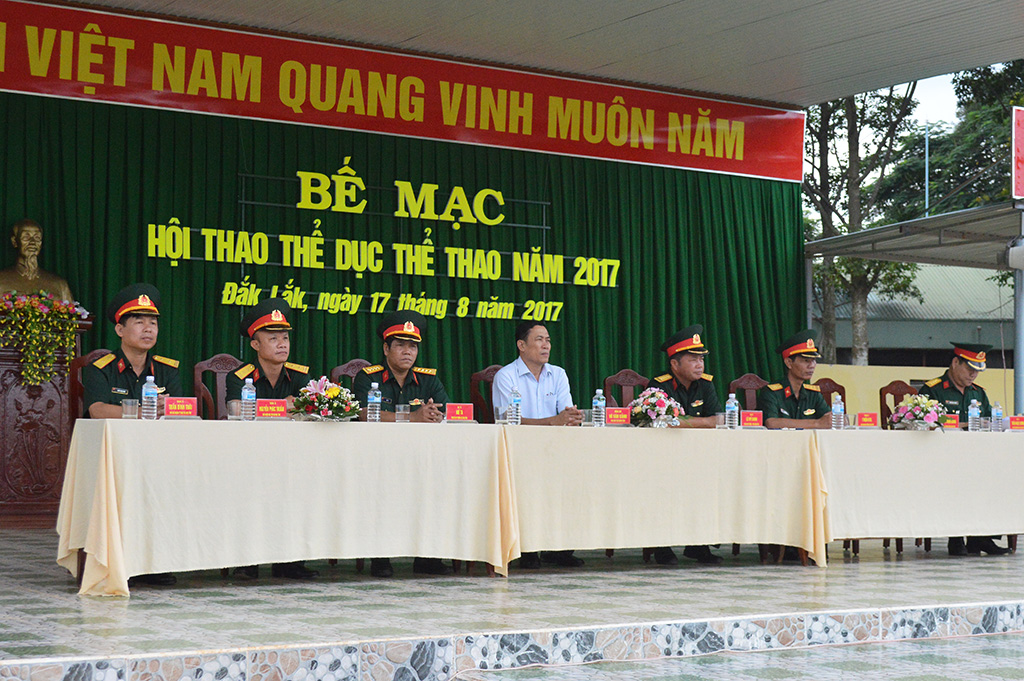 Bế mạc Hội thao quốc phòng lực lượng vũ trang tỉnh năm 2017