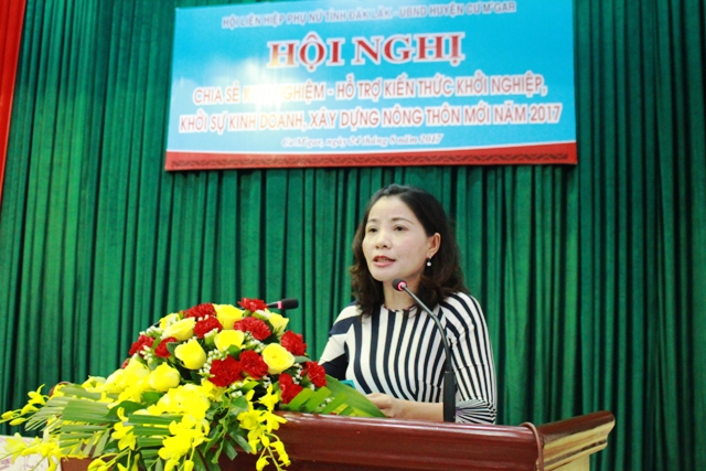 Hội nghị chia sẻ kinh nghiệm hỗ trợ kiến thức khởi nghiệp khởi sự kinh doanh, xây dựng nông thôn mới năm 2017.