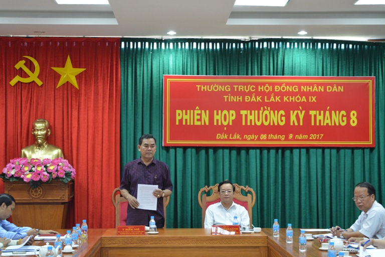 Thường trực HĐND tỉnh triển khai nhiệm vụ tháng 9/2017