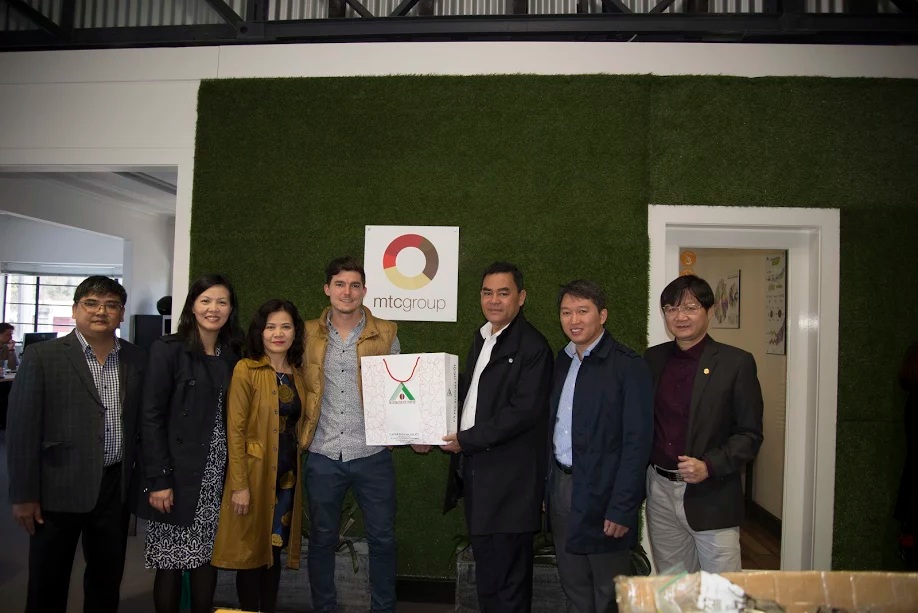 Dak Lak’s Delagation working with MTC Group coffee importer
