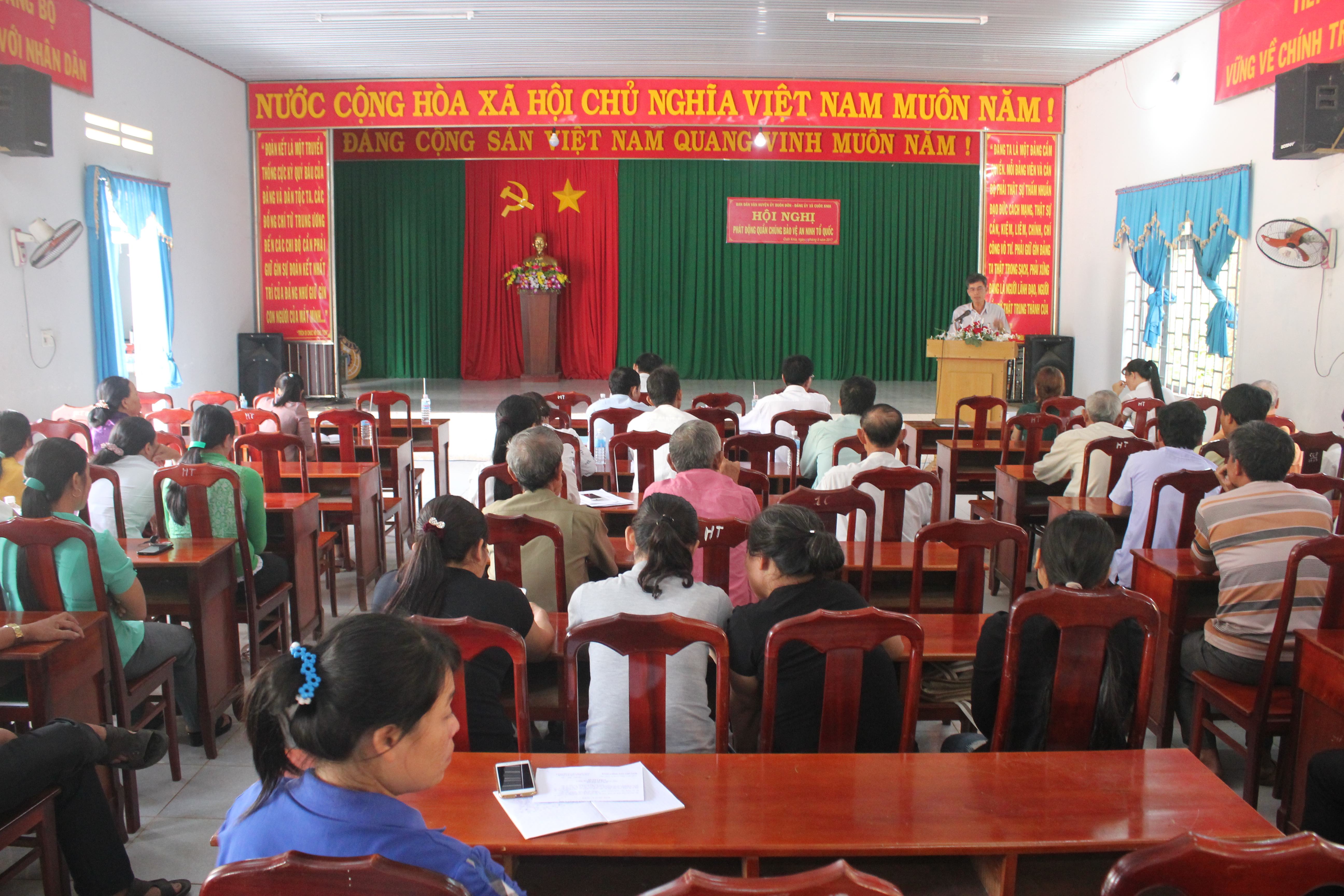 Phát động quần chúng bảo vệ an ninh tổ quốc tại xã Cuôr Knia