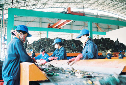 Đăng ký xây dựng mô hình xử lý chất thải rắn quy mô liên xã